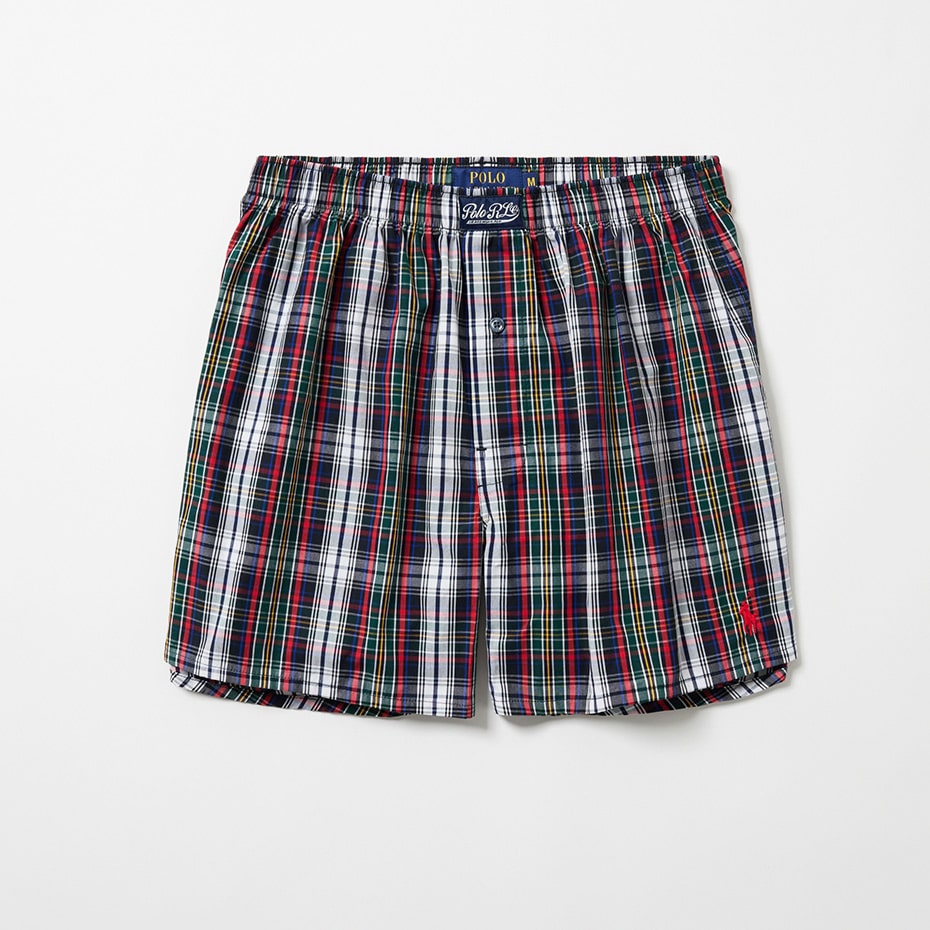 トランクス イネスチェック (RM4-C101）ブラック | ポロ ラルフ