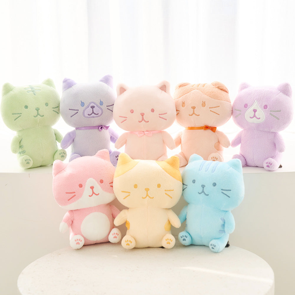 ふくふくにゃんこ カラフルおすわりマスコット – HAPiNS online shop