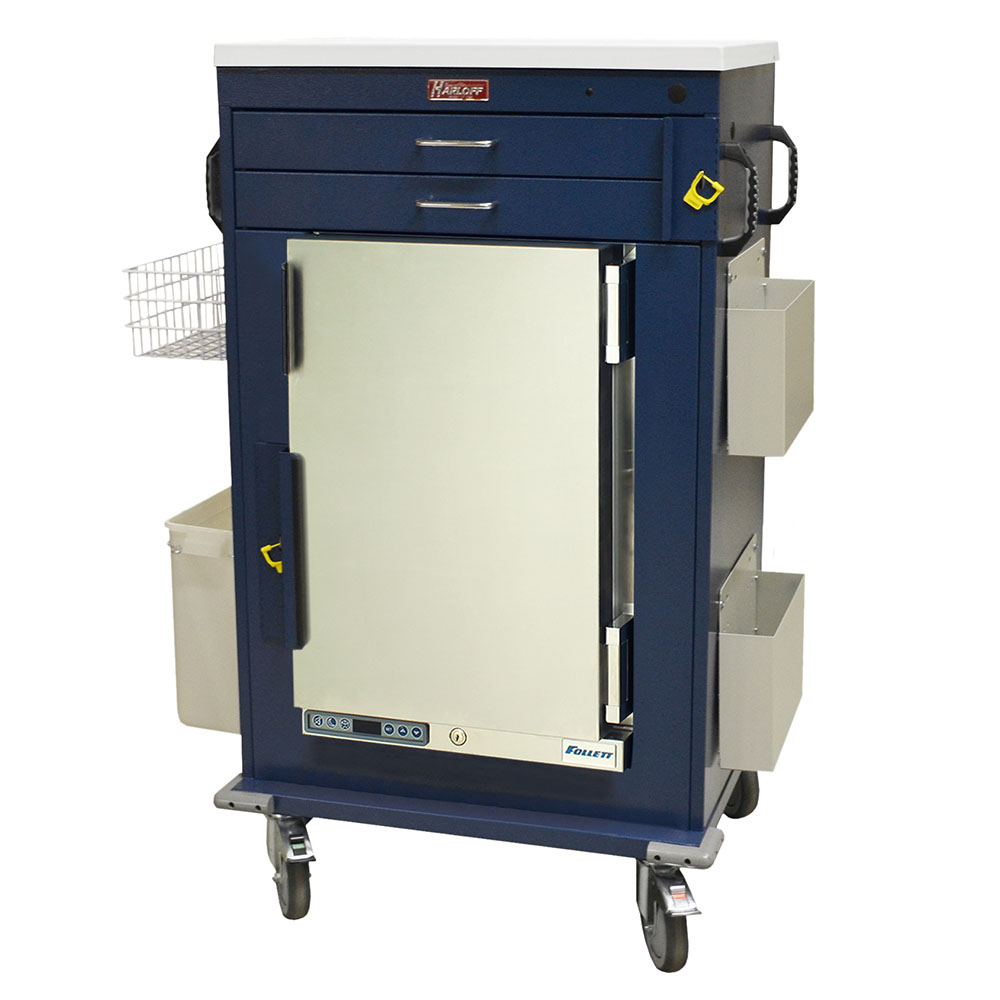Malignant Hyperthermia Cart with Refrigerator - MH5200B - Harloff