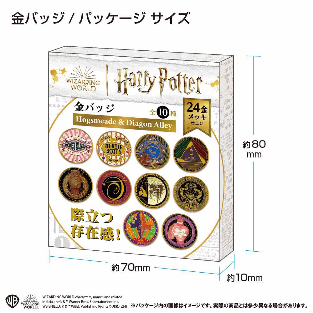 セット販売】金バッジ ホグズミード＆ダイアゴン横丁 全10種 | ハリー