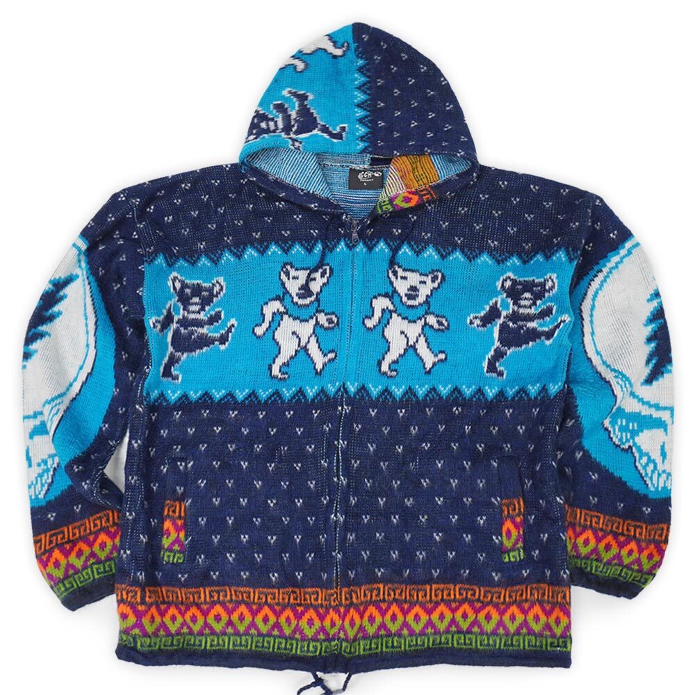 00's GRATEFUL DEAD エクアドルニット フーディーmtp073b1402403749