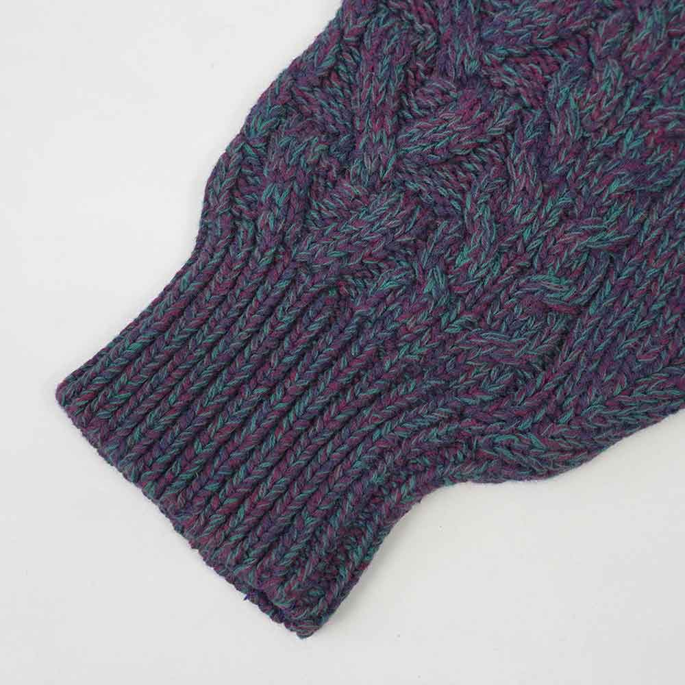 90's Eddie Bauer ケーブル編み コットンニット 