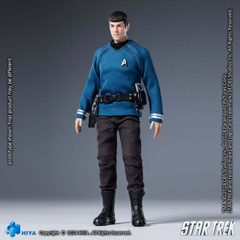 HIYA Exquisite Super Series 1/12 Scale 6 Inch STAR TREK 2009 Spock Act