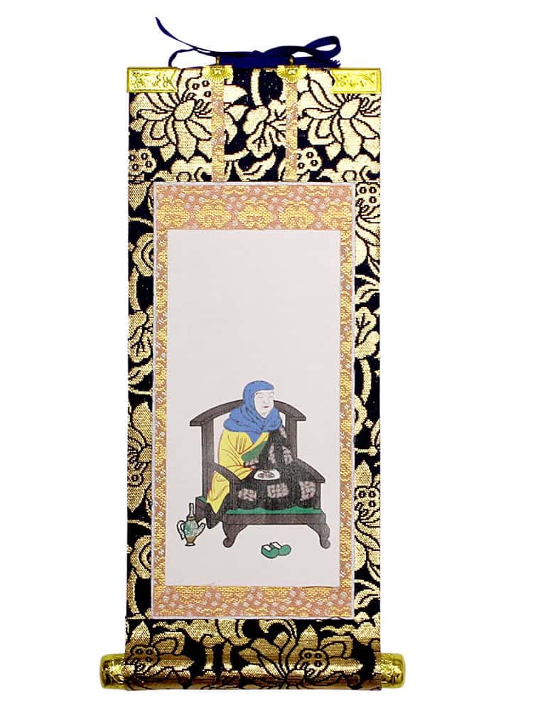 中金掛軸 天台宗 - 本尊：座釈迦、両脇：伝教大師/天台大師｜ひだまり仏壇