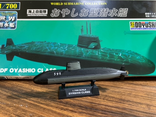 新入荷車両紹介110＆模型製作紹介（おやしお型潜水艦） – スバル中