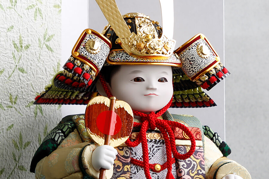 五月人形 護 - まもる - 和紙屏風 - 笹の葉｜ コンパクトでおしゃれ