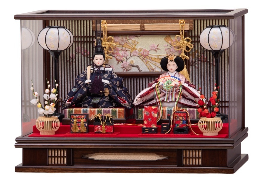 美品】雛人形 アクリルケース入り 完売しました】雛人形 衣裳着親王