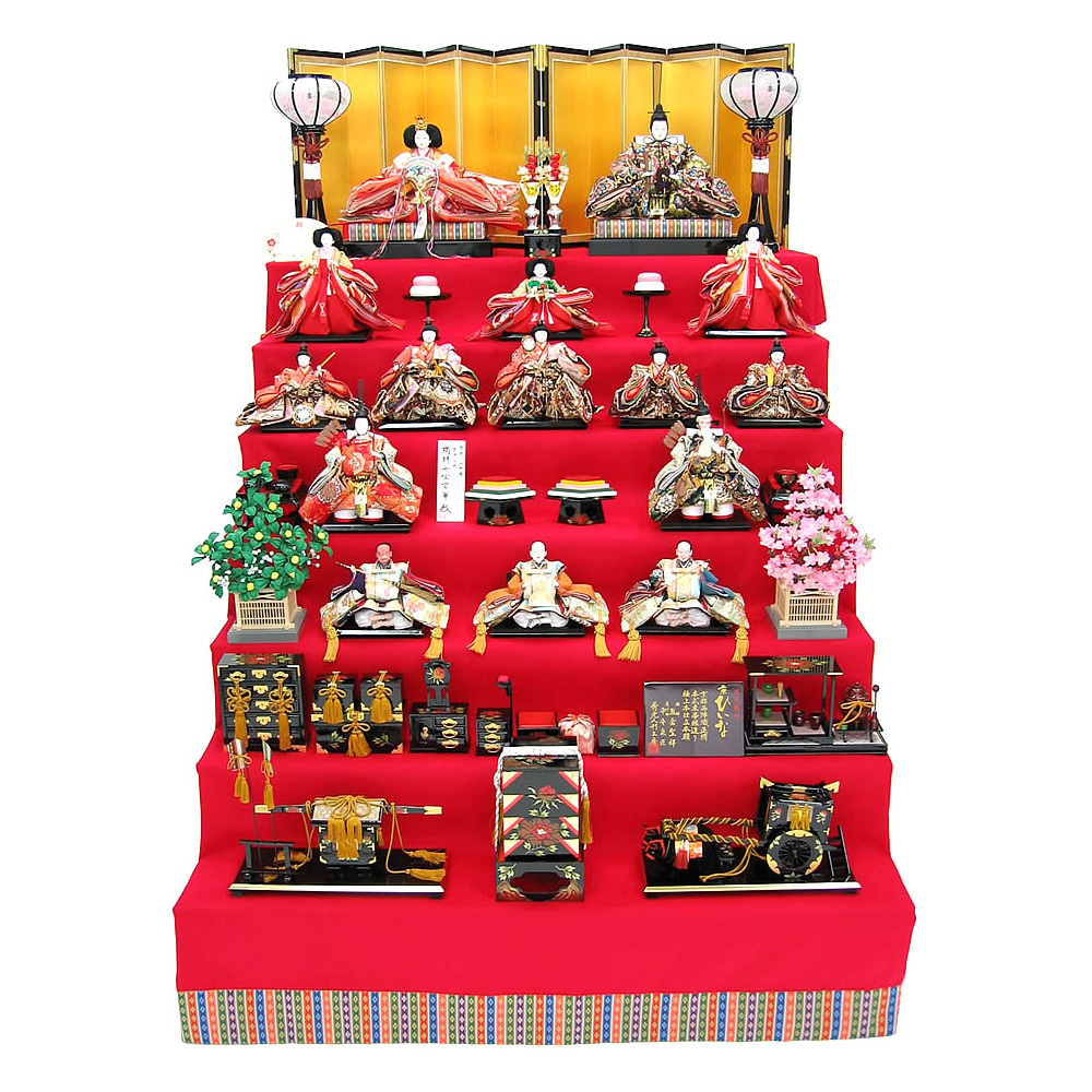 雛人形 ひな人形衣裳着十五人七段飾りセット秀光オリジナル限定品