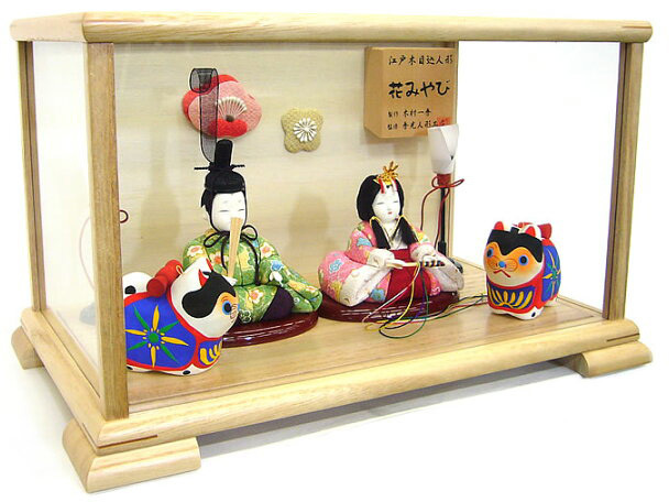 雛人形木目込ケース入り飾りセット【P82412】インターネット店だけ