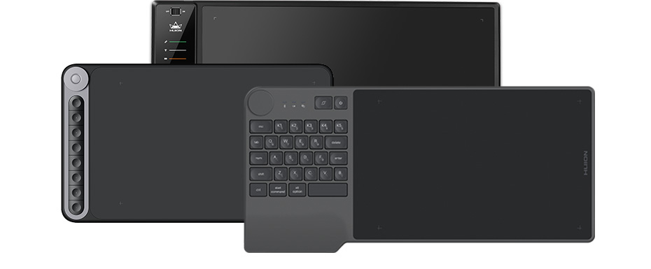 Huion Inspiroy Keydial KD200 - Bluetooth 5.0 Pen Tablet with