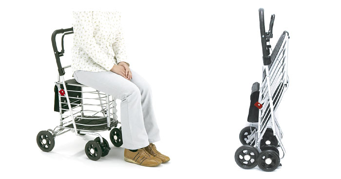 島製作所】シルバーカー ハーモニーAL | 手押し車 通販の【シルバー