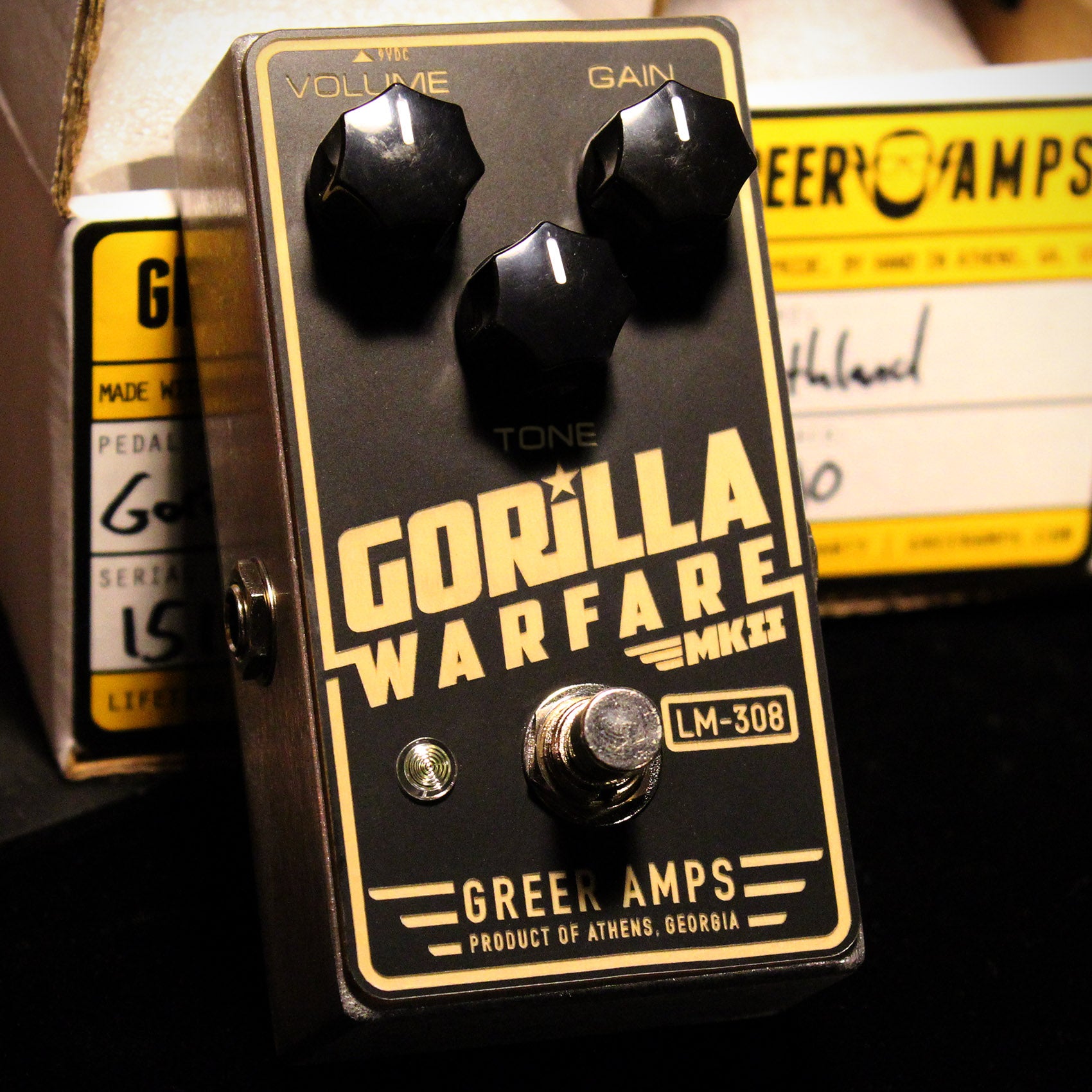 Greer Gorilla Warfare MKII Distortion Pedal | Humbucker Music