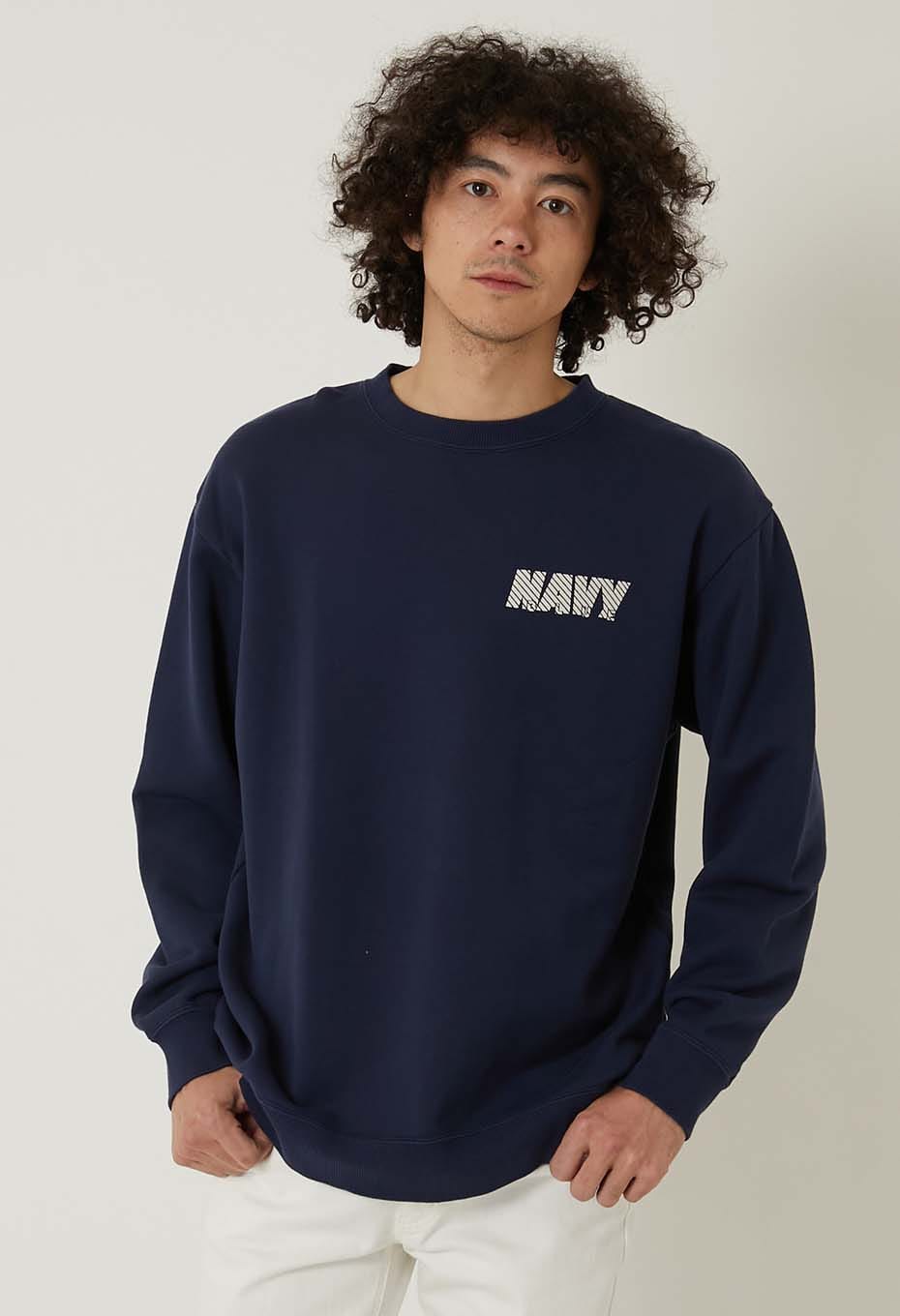 NAVY BLUE トレーニング クルーネックスウェット | BLUE BLUE