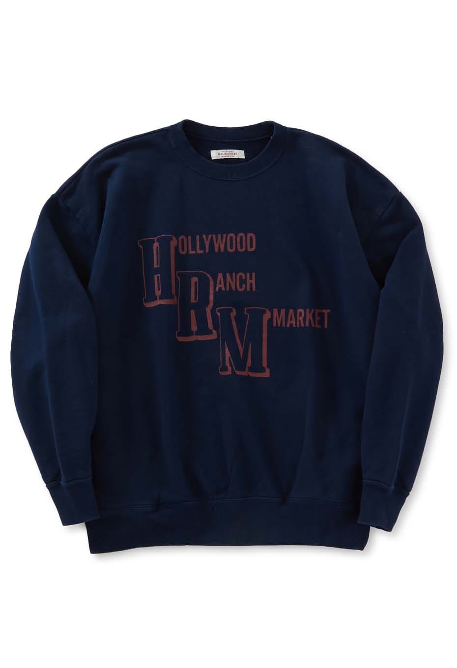 HRM3ステップ プリント クルーネックスウェット | HOLLYWOOD RANCH