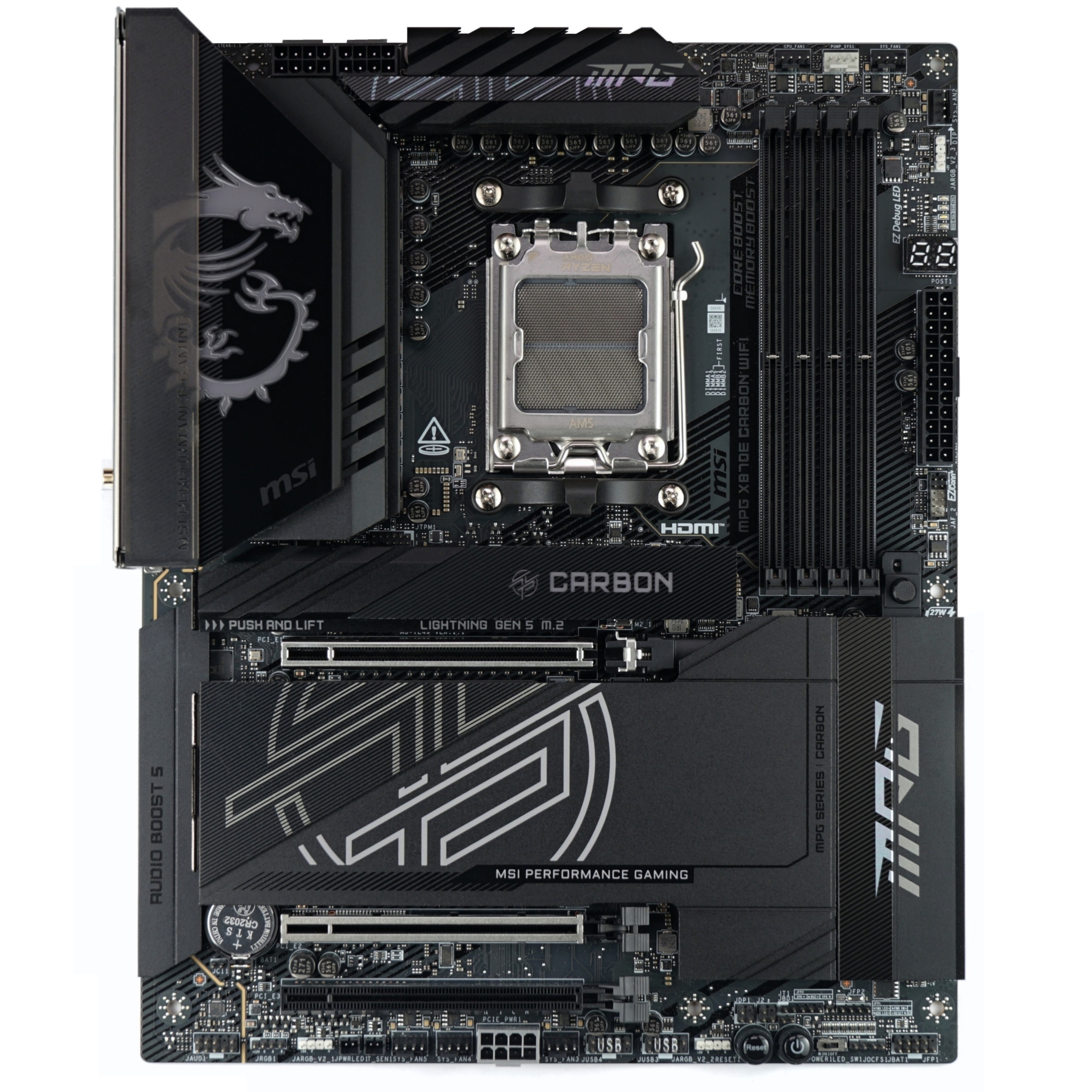 MSI MPG X870E Carbon WiFi: Basis in above-standard features