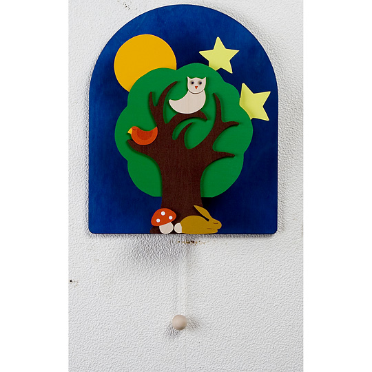 星と月 壁掛けオルゴール キーナー社(kiener) 月と星壁掛オルゴール