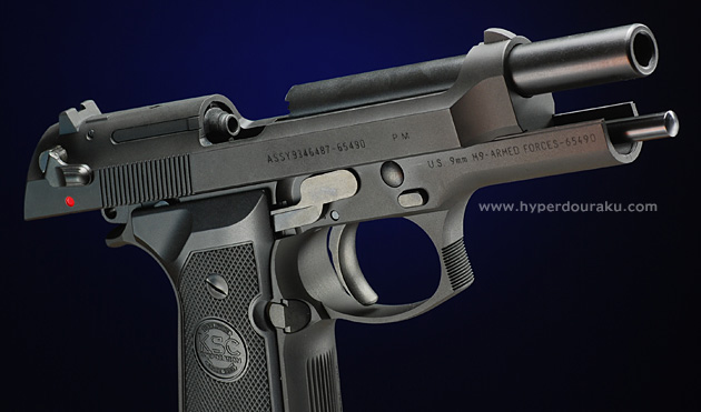 U.S.9mm M9 07ハードキックHW KSC ガスガン エアガンレビュー