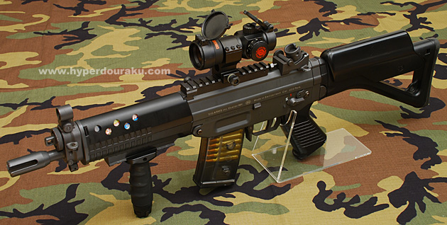 SIG 552 SEALS 電動ガンチークパット、ライト付き SIG552 シールズ