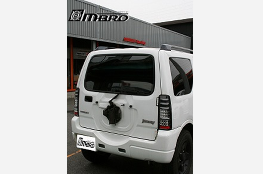 ジムニー LEDサンダーテール ブラックリム テールランプ エムブロ