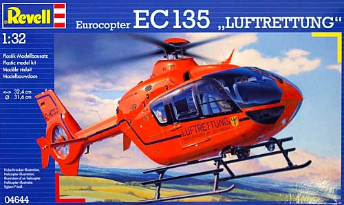 レベル ユーロコプター EC135 Luftrenttung 1/32 Aircraft 04644