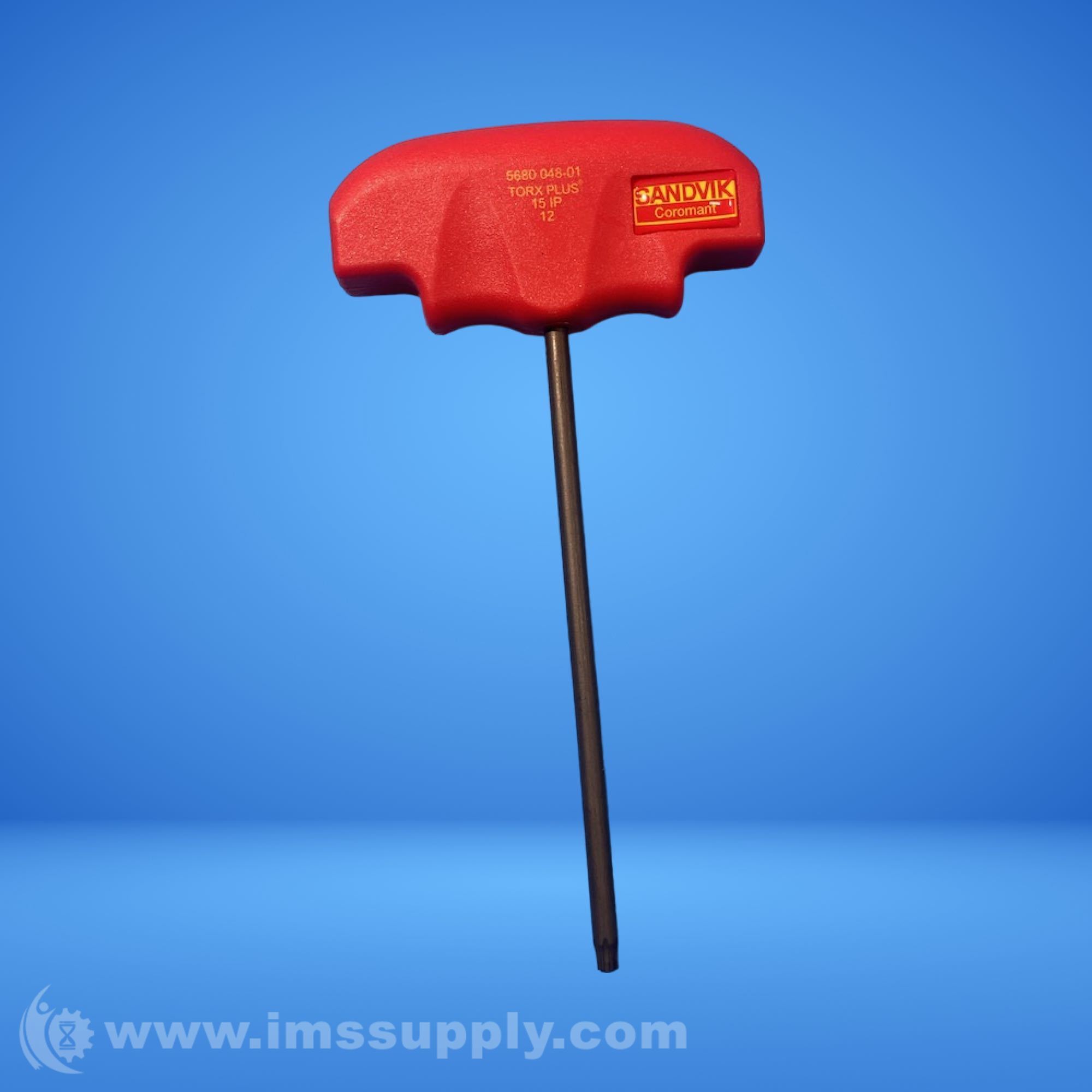 Sandvik 5680-048-01 TORX PLUS 15 IP T-handle Key - IMS Supply