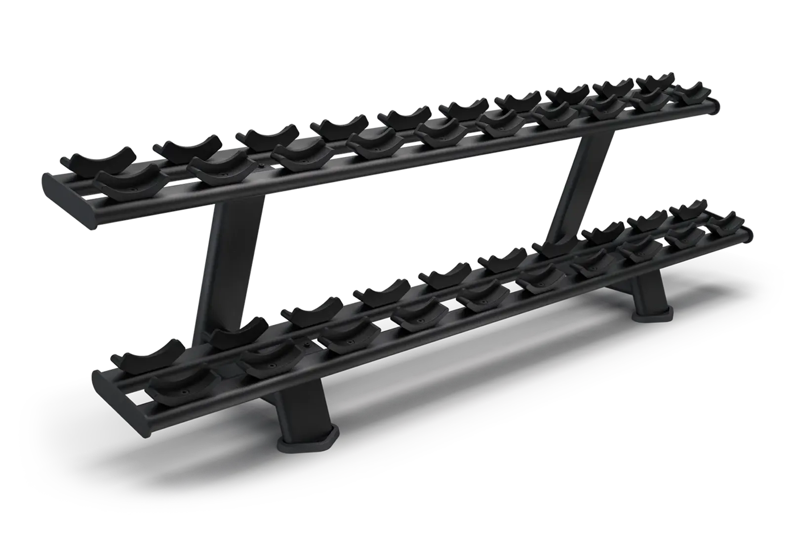 Two Tier Dumbbell Rack | Organized Dumbbell Storage | Intenza