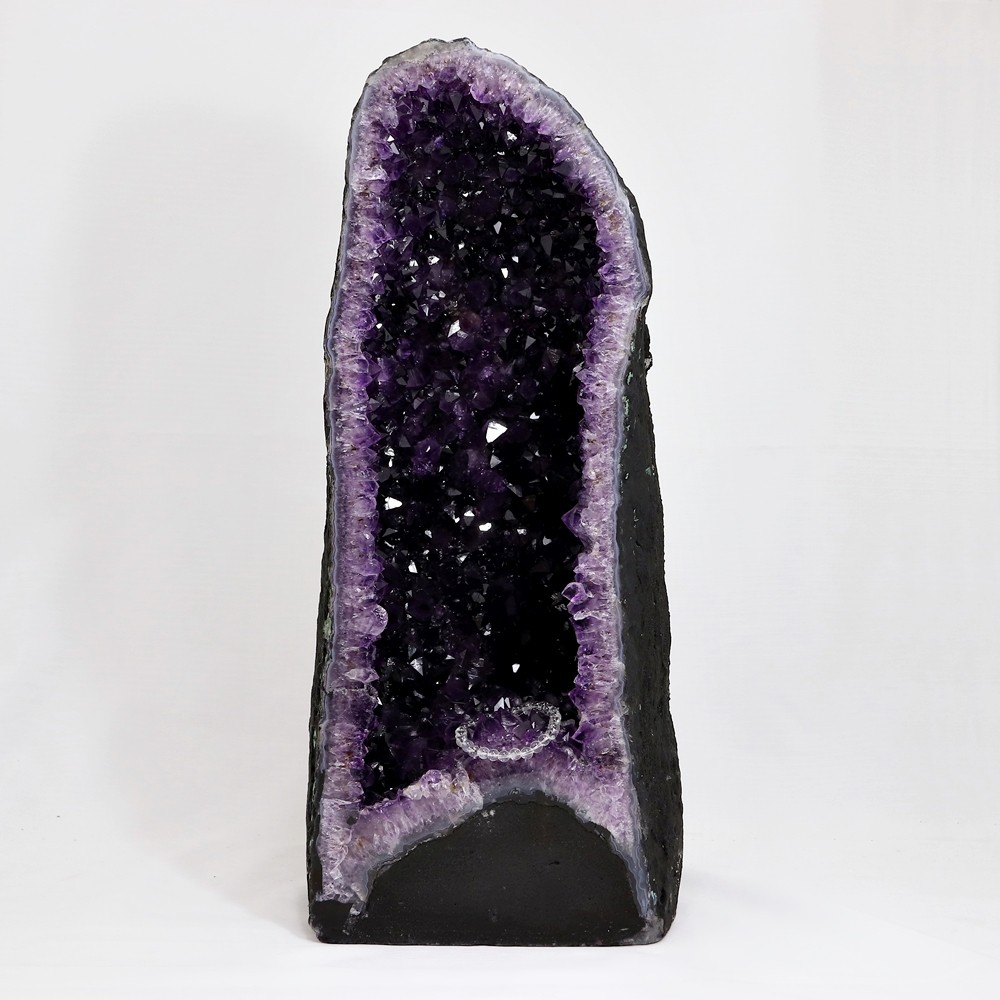 最高品質]ブラジル産アメジストドーム（全長48cm） - 埼玉県吉川市の