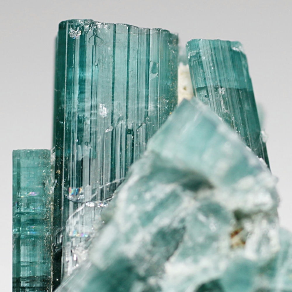 希少]インディゴブルートルマリン結晶原石（インディゴライト） - 埼玉