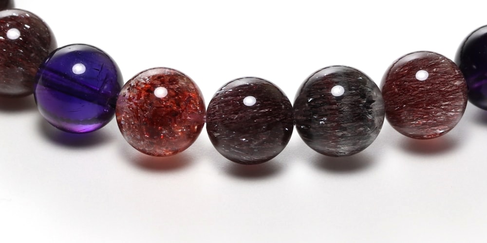 高品質++]ミックススーパーセブンブレスレット（約8mm玉） - 埼玉県