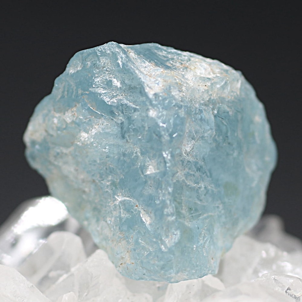 ブラジル産]天然アクアマリン結晶/未加工原石（非加熱無着色・16.2g