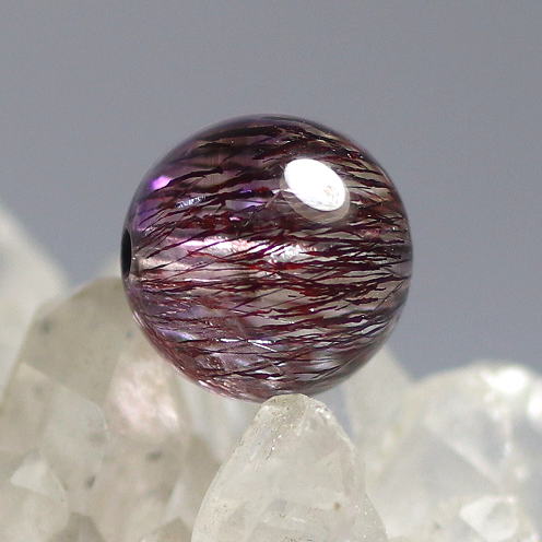 最高品質]アメジストスーパーセブン1粒売り（8.3mm） - 埼玉県吉川市の