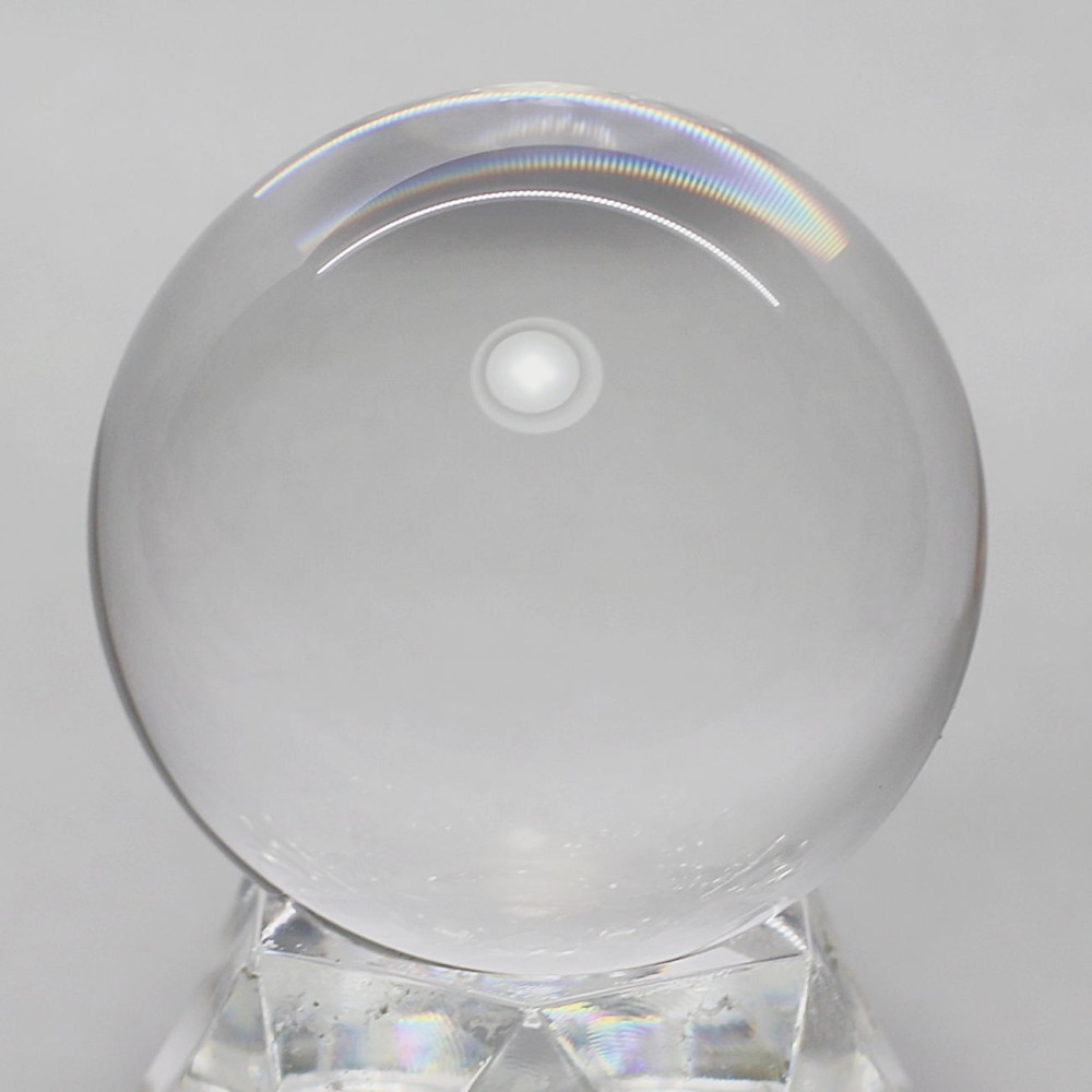 ブラジル産]天然無垢本水晶玉/3cmUP丸玉/天然本物透明スフィア（直径