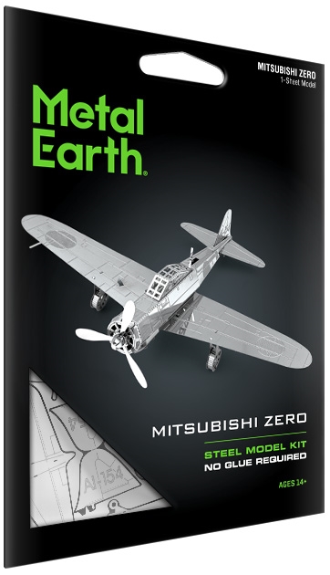 Mitsubishi Zero Fighter Metal Earth - Innovatoys