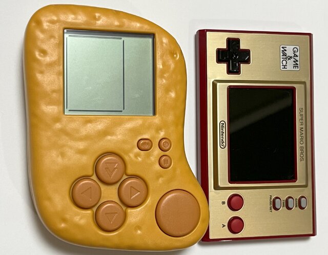 中国マクドナルドのチキンナゲット型『テトリス』専用ゲーム機を開封