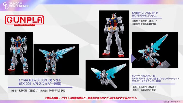 RX-78F00/E ガンダム”の新たな姿「グラスフェザー装備」公開！新規に