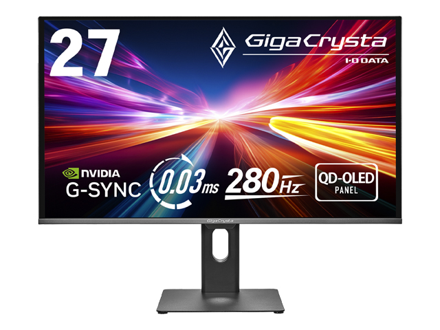 EX-GDQ271UEL | 有機EL（QD-OLED）採用 280Hz＆WQHD対応27型ゲーミング