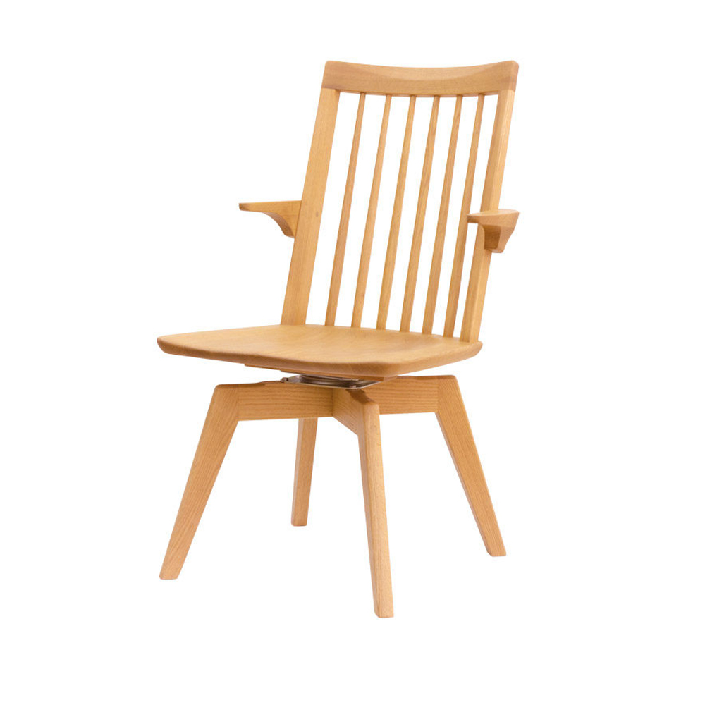 浜本工芸 ダイニングチェア「DC-3950・3953・3954・3958-MR」回転