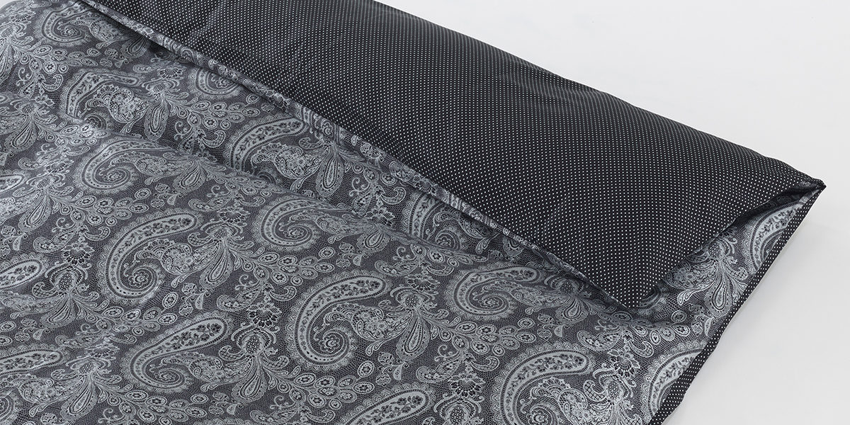 掛け布団カバー「ペイズリー/ダイヤドット」エジプト超長綿 | 【公式