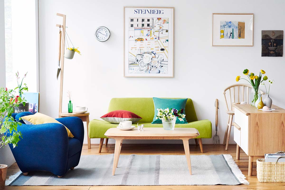 MINI MILLER ARM CHAIR Blue Gray｜1人掛け｜IDEE SHOP Online