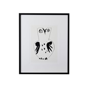 定番品】パブロ・ピカソ 「Le petit cochon」ブラックフレーム