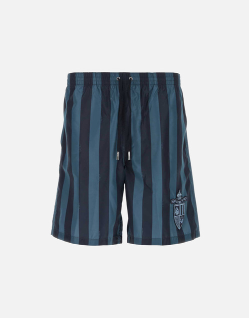 FENDI メンズ 水着サイズ46 Fendi メンズ ブルーペキン ポリエステル