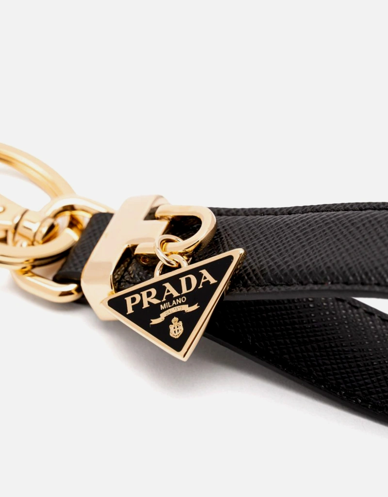 Prada Saffiano Leather Key Ring (Keychains and Bag Charms) IFCHIC.COM
