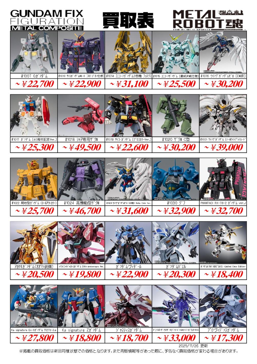 超合金シリーズ強化買取中！-買取なら茨城鑑定団神栖店