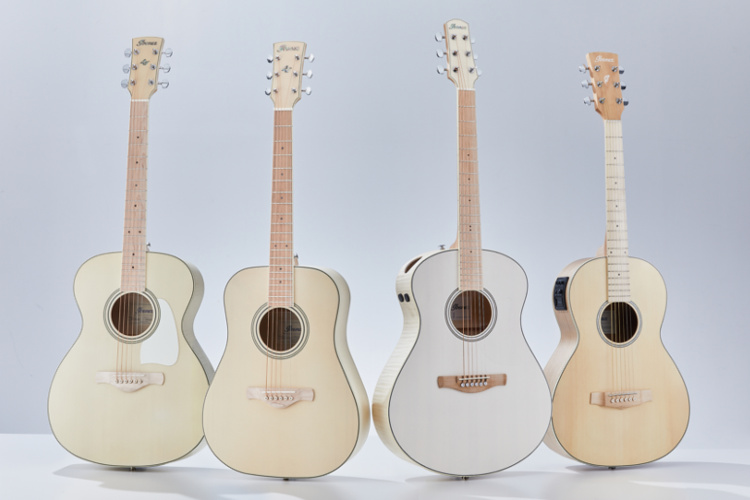 Electric Acoustics in White | NEWS | Ibanez guitars - アイバニーズ