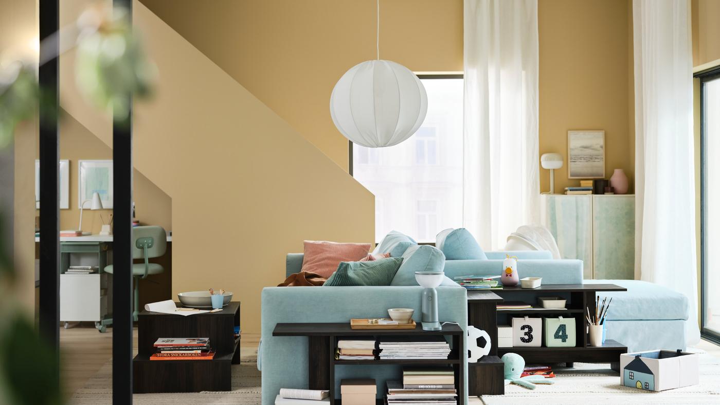 キャンディショップをインスピレーションにしたエレガントなリビング