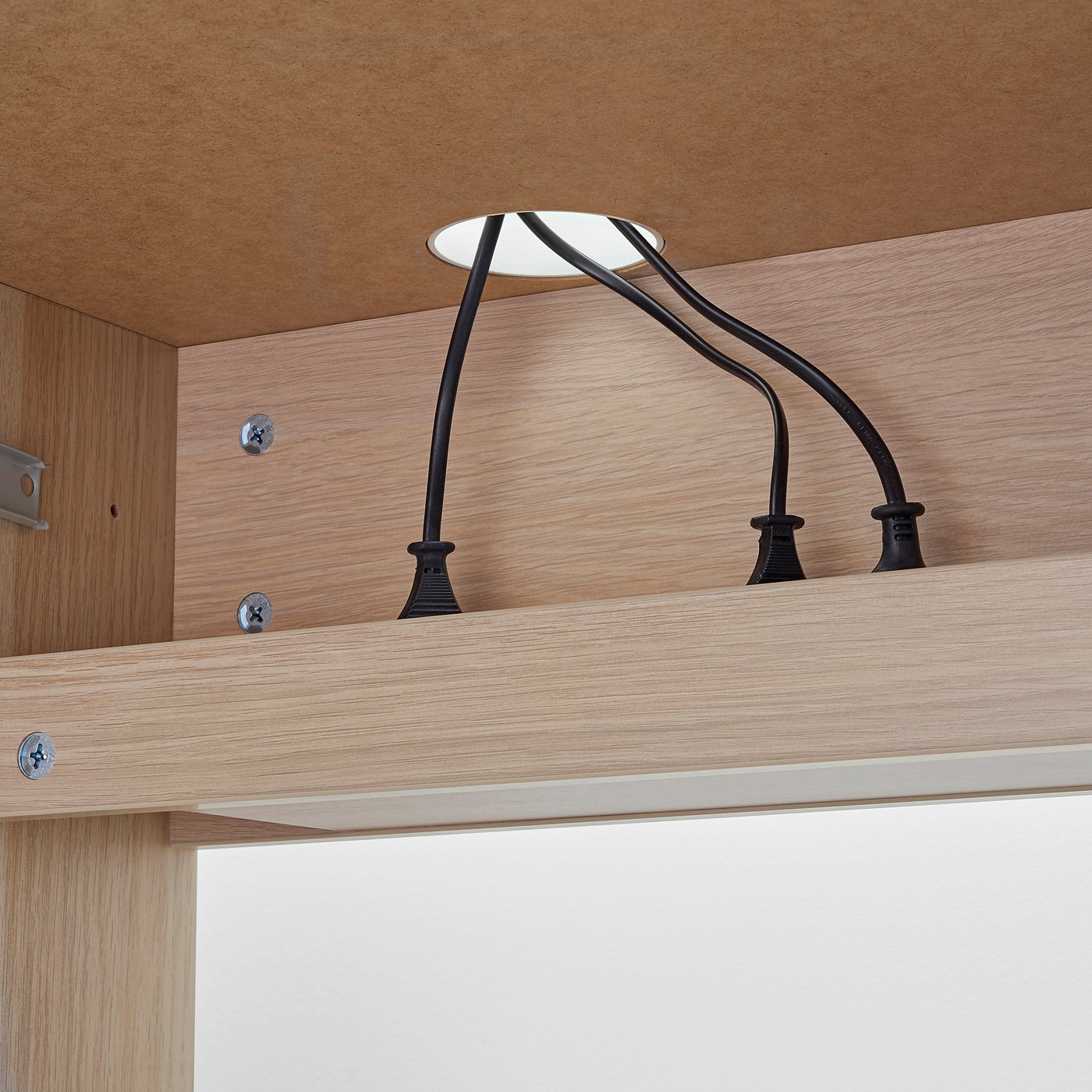 MICKE ミッケ デスク, ホワイトステインオーク調, 105x50 cm - IKEA