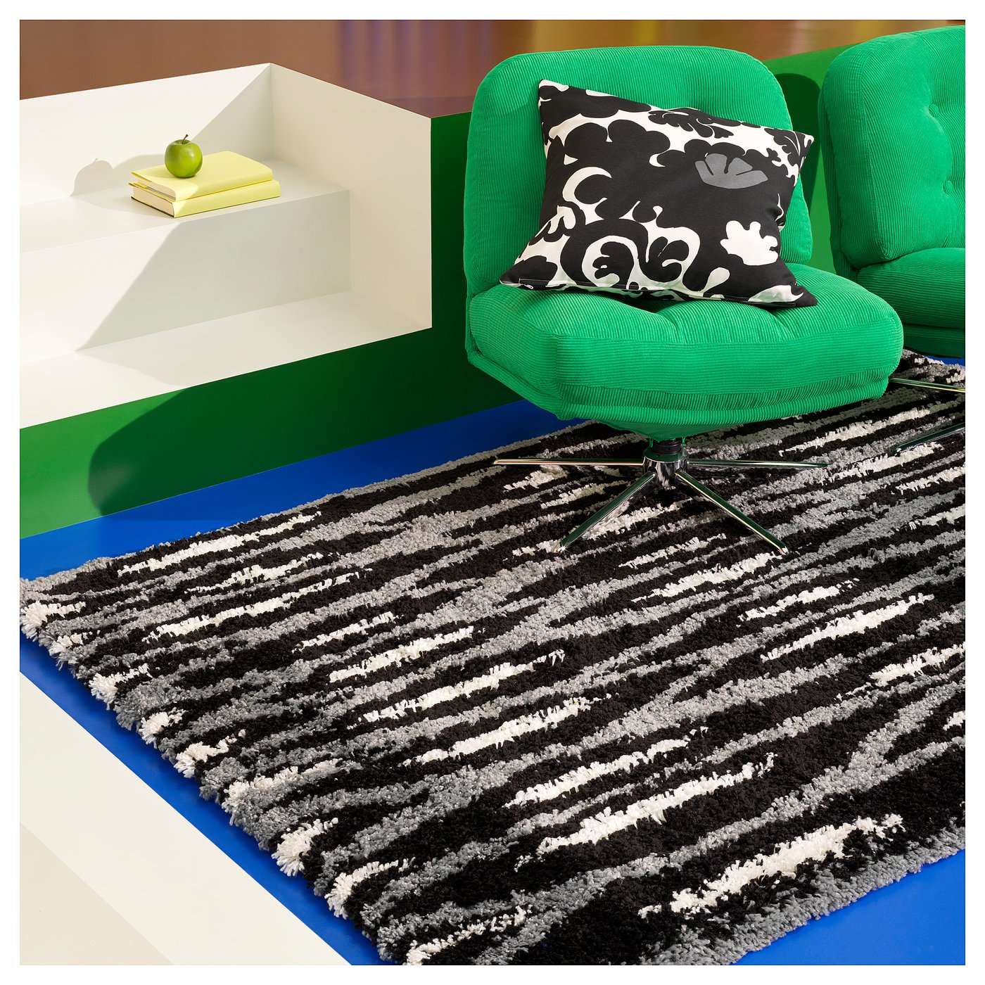 DYVLINGE ディヴリンゲ 回転イージーチェア, ケーリンゲ グリーン - IKEA