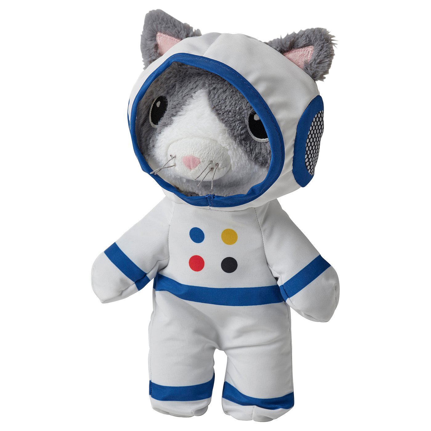 AFTONSPARV アフトンスパルヴ ぬいぐるみ 宇宙服付き, ネコ, 28 cm - IKEA