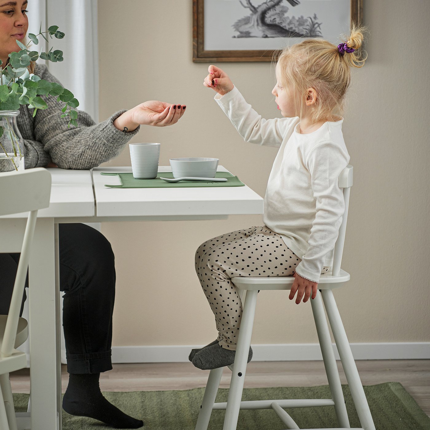 AGAM アーガム 子ども用チェア, ホワイト - IKEA