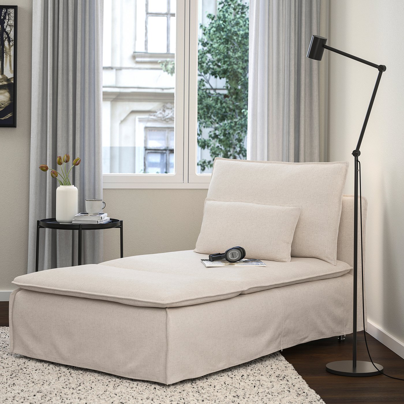 SÖDERHAMN ソーデルハムン 寝椅子, グランセル ナチュラルカラー - IKEA